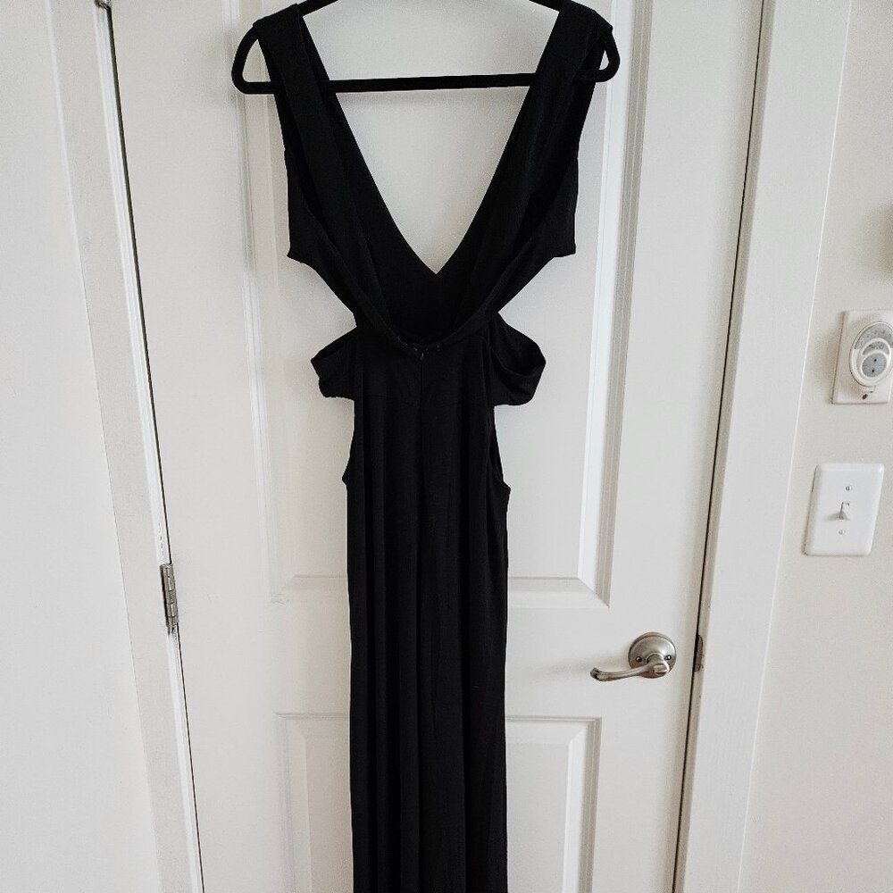 RETROFÊTE Chrissy cutout jersey maxi dress